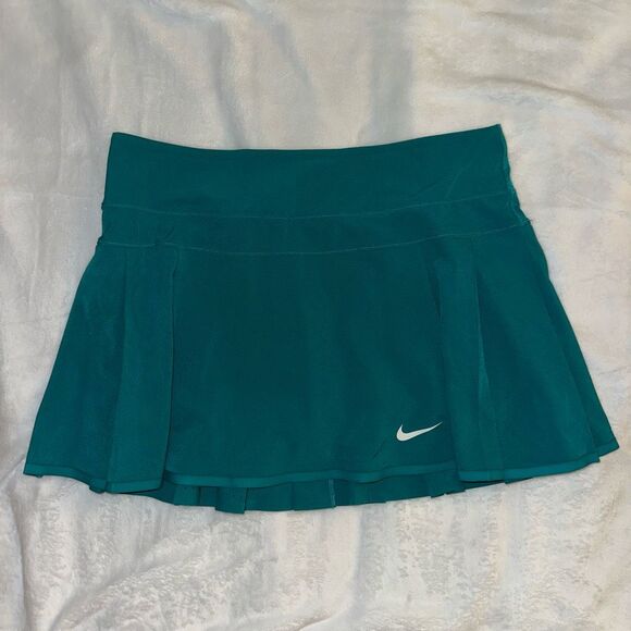 Nike Drifit Women’s Teal Green Blue Athletic Golf Skort Small EUC - Picture 1 of 10